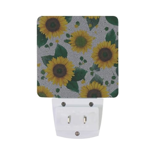 Lámpara de noche con sensor y diseño girasol miniatura 6