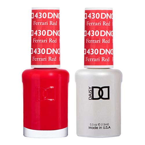 DND 430 Ferrari Red Gel & Matching Polish Set - DND Gel & Lacquer