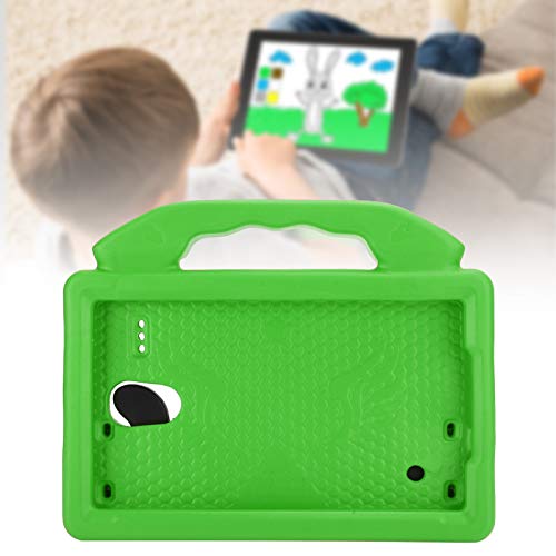 Funda para Tableta de 8 Pulgadas Segura para Niños: Carcasa Resistente Contra Caídas en Verde 6