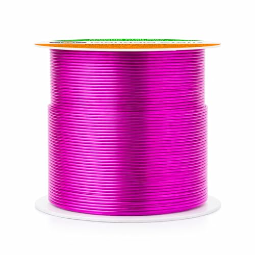 Image of Mandala Crafts 22 Gauge Magenta Anodized Aluminum Craft Wire, 100 FT | Colored, Flexible, Bendable, for Bonsai, Armature, Sculpting, Wire Wrapping, Jewelry Making, Weather & Tarnish Resistant