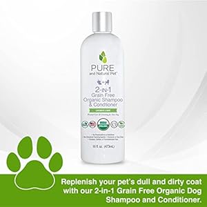   Pure-and-Natural-Pet-USDA-Certified-Organic-2-in-1-Grain-Free-Shampoo-Conditioner-Lavender-Mint-16-oz