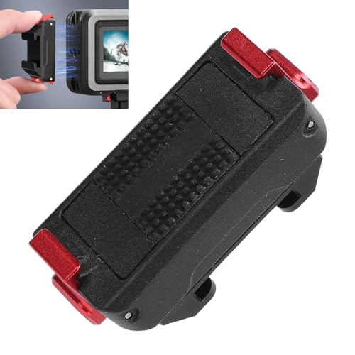 Gugxiom Magnetic Quick Release Cold Shoe Adapter for DJI Action 5Pro/4, Foldable Cold Shoe Expansion Base Mount for DJI Action 5Pro/4 Accessories
