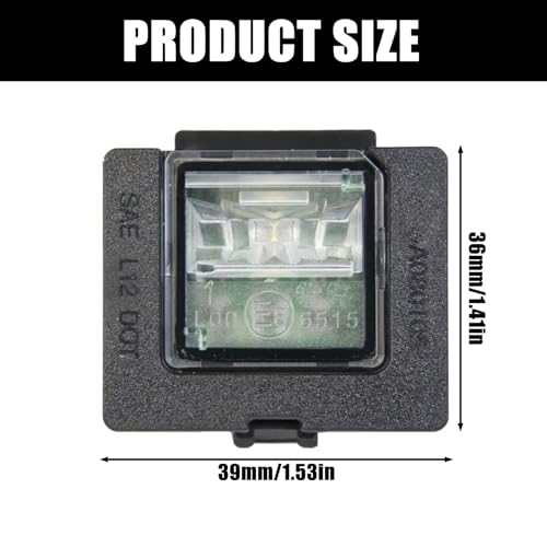 Luz LED para matrícula que soluciona fallos en el maletero trasero 0999068400 5