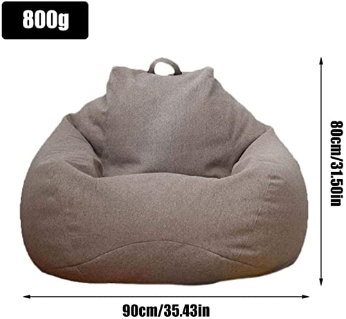 QUERT Klassischer Sitzsack-Sofa-Bezug für Sessel und Sofa, für Erwachsene und Kinder, ohne Füllung, mehrere Größen – Bild 5