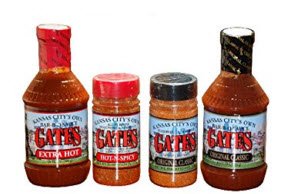 Gates BBQ Sauce and Dry Rub Variety Bundle - 4 Pack