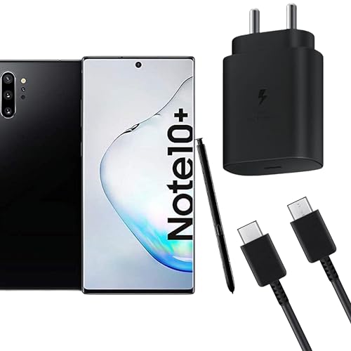 Image of Original 25Watt Adapter & Type C Cable for Samsung Galaxy Note10 Lite|Note10 5G|Note10 |Note10+ 5G|Note10+