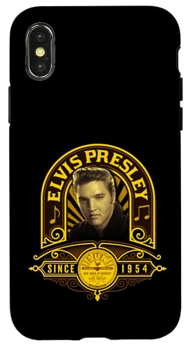 Official Elvis Presley Portrait Talent The King Sun Records �X�}�z�P�[�X iPhone X/XS �p