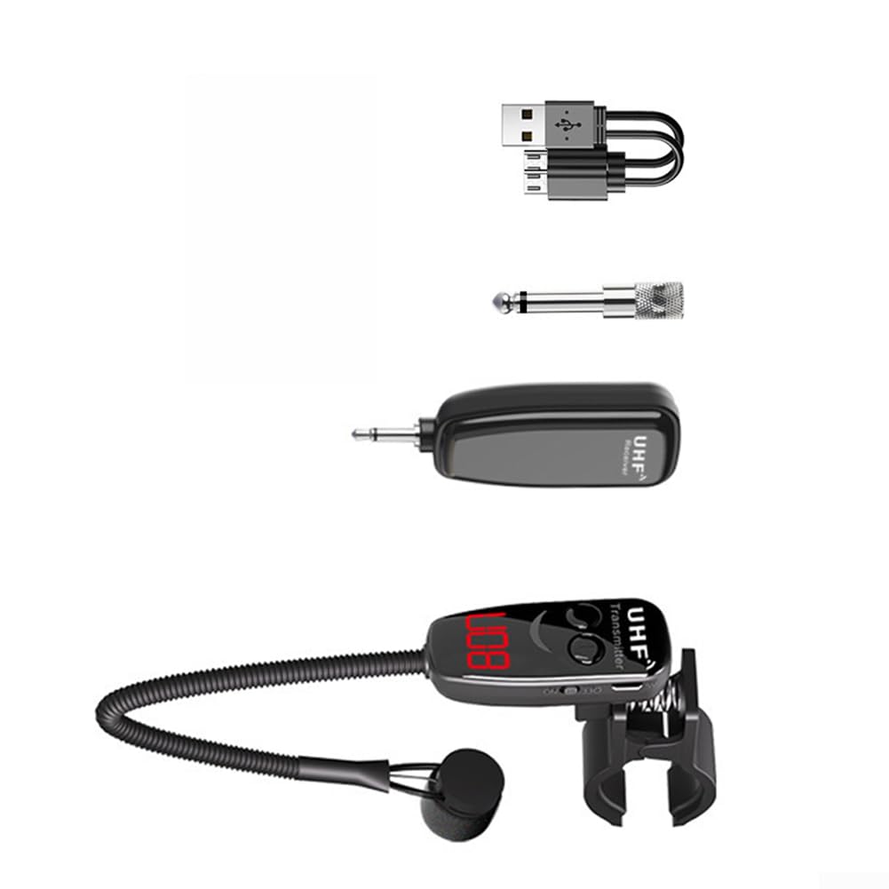 Micro sans fil UHF pour flûte Dizi portée 40 m