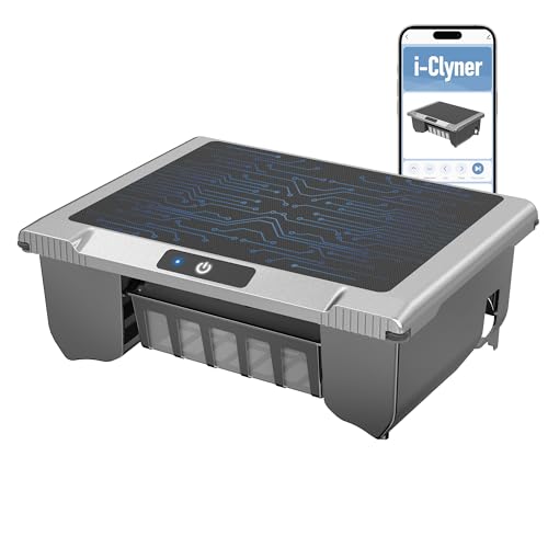 T1B Solar Powered Pool Skimmer Robot, Automatic Robotic Pool Surface Skimmer Cleaner with 24/7...