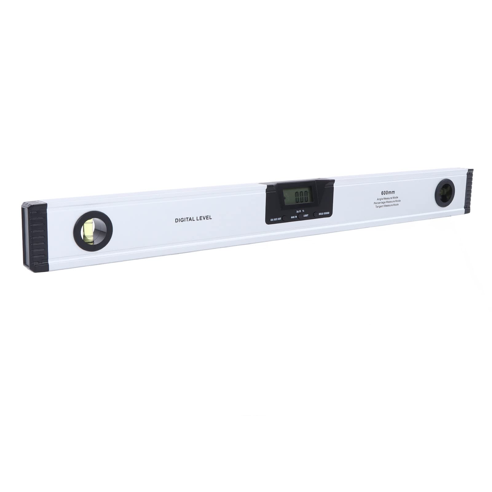 Cocoarm Livella Digitale, Livella Magnetica in Lega di Alluminio con Retroilluminazione LCD, Misurazione Assoluta e Relativa 4x90 Gradi, per Installatori di Ingegneria Industriale Edile (600 mm)