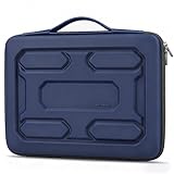 DOMISO 14 inch Laptop Sleeve with Handle Shockproof Computer Bag Waterproof EVA Protective Carrying Case for 14' ThinkPad E480/Yoga 920/13.5' Microsoft Surface Book/HP Pavilion 14 Stream 14,Dark Blue