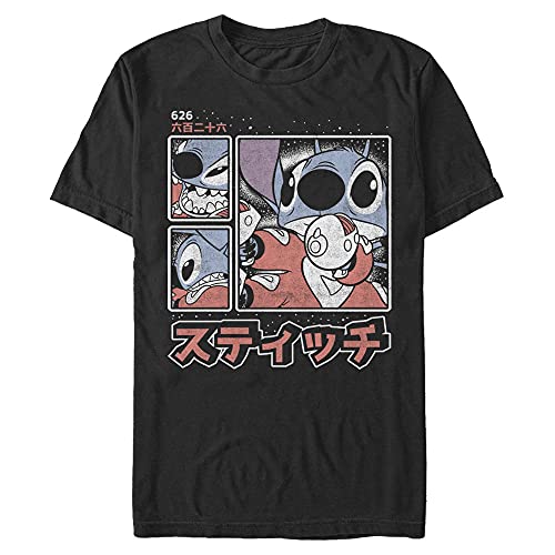 Disney Men's Lilo Stitch Kanji T-Shirt