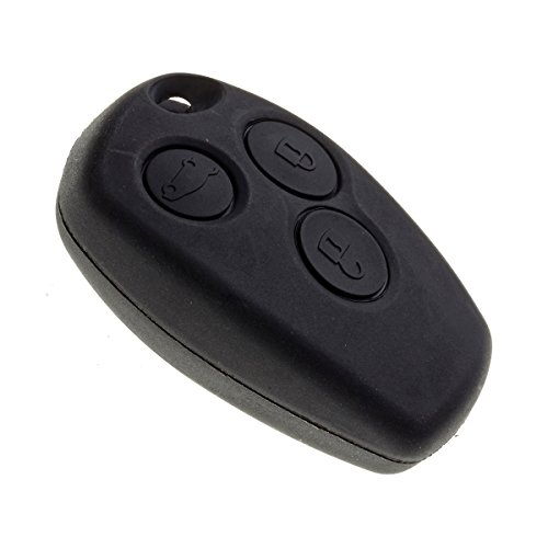 Jongo - Coque de Clé sans Lame compatible avec Renault Trafic, Master et Modus | Boitier Clef Plip Voiture Utilitaire Télécommande 3 Boutons
