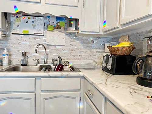 Yipscazo 10-Sheet Peel And Stick Stone Metal Tile Backsplash, Stick On Tiles For Backsplash Kitchen, Bathroom (12'' X 12'', Carla) #TOP6