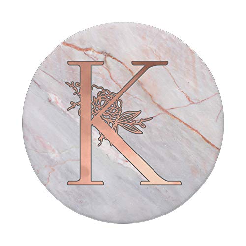 Rose Pink Letter K First Initial Monogram Aan116 Popsockets Popgrip: Swappable Grip For Phones & Tablets #TOP2