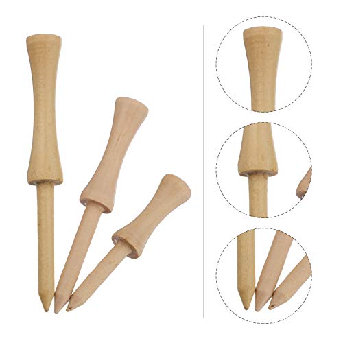 BESPORTBLE 35 Peças de Tees de Golfe de Plástico Tees de Golfe a Granel de Tee Profissional Acessóri