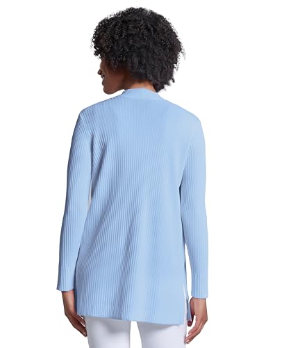 Image of Jones New York Women's Long Sleeve Cardigan with Side Slits