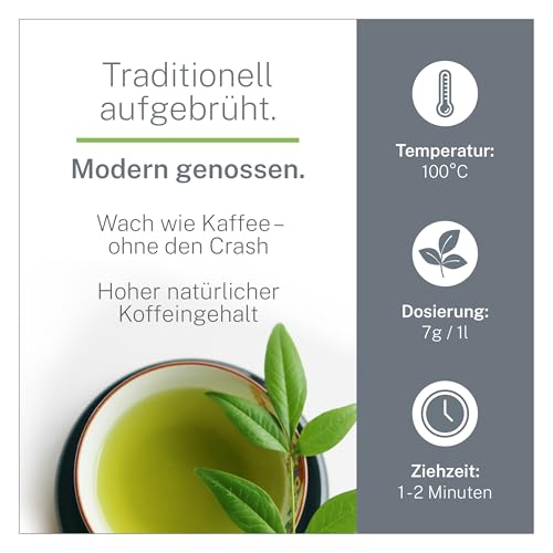 Pinhead Gunpowder grüner Bio-Tee lose 1kg – Hochwertiger Grüntee in Bio-Qualität aus China - Mild-Rauchig im Geschmack – Für Genießer und Tee-Kenner – MyCupOfTea
