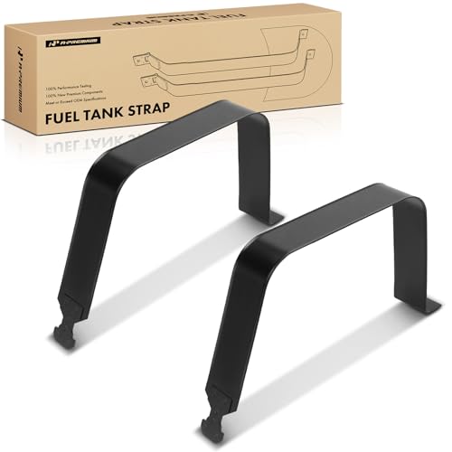 A-Premium Set of 2Pcs Fuel Tank Straps Compatible with Chevy GMC Truck - 1999-2019 - Silverado 1500/2500/3500 Sierra 1500/2500/3500 Replace # 15206818 15288145
