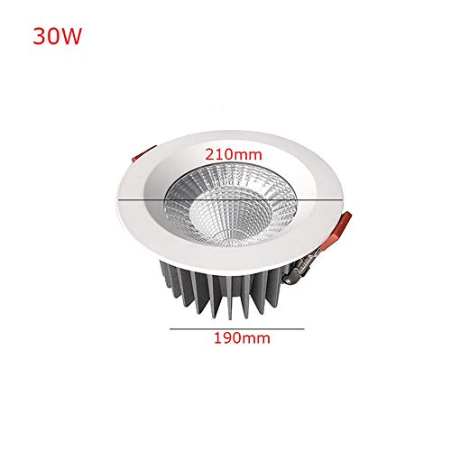 Downlight imperméable encastré LED pour éclairage intérieur blanc - 8