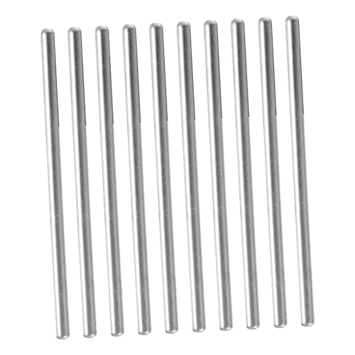 LAPYAPPE Sandpaper Clamp Straight Rods 10 Pcs High Hardness Metal Clips for Sandpaper Polishing Papers Connecting Rods