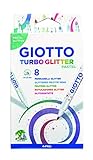 Disponible en 8 colores Glitter pastel. Con capuchón y tapón de seguridad