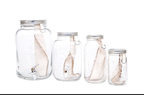 CoffeeSock ColdBrew Kit- Reusable Organic Cotton Filter and Jar (KIT32) - Thumbnail 3