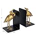 Creative Co-Op Decorative Cast Iron Bird Bookends, Gold, Set of 2