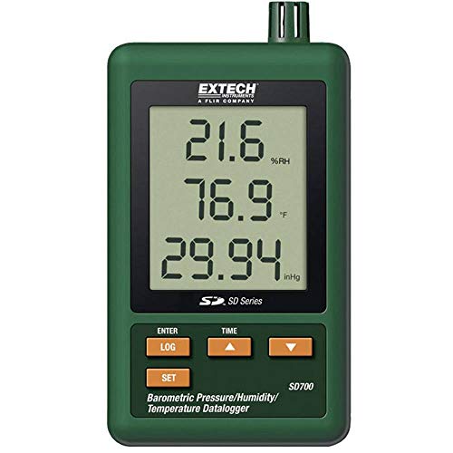 Extech Luftdruck-, Feuchte- und Temperatur-Datenlogger, 1 Stück, SD700