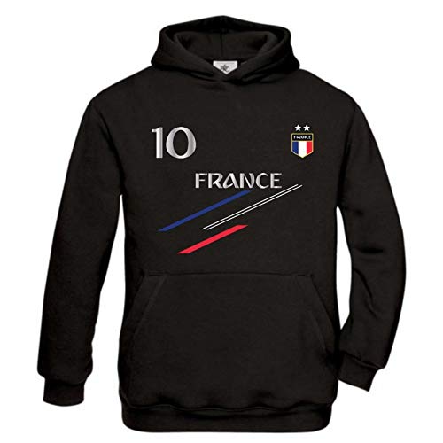 Jhk Sweat A Capuche Enfant Et Adulte France 2 Etoiles 12 13 Ans Bleu Sweat Shirts A Capuche Sportswear Centroarco Com
