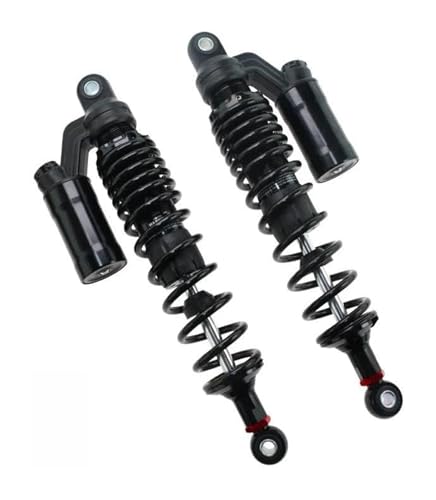 Amortisseur de suspension universel 360 mm noir au design épuré pour moto modifiée