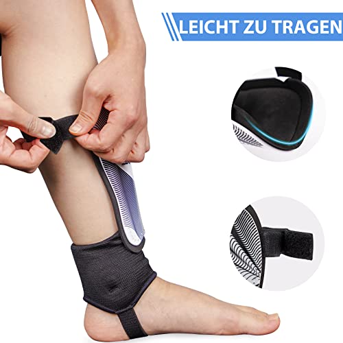 Roypouta Shin Guards Soccer Youth, Shin And Ankle Protection Kids Soccer Shin Guards, Hard Shell And Adjustable Straps For Comprehensive Protection Toddler Shin Guards #TOP4