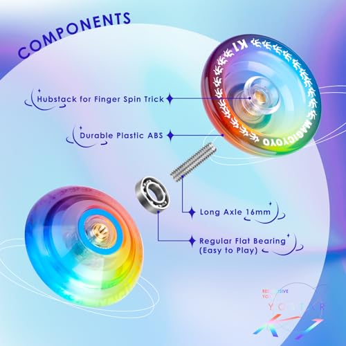 YOSTAR K1 Rainbow Color, Classic Responsive Yoyo Easy to Play - Image 3