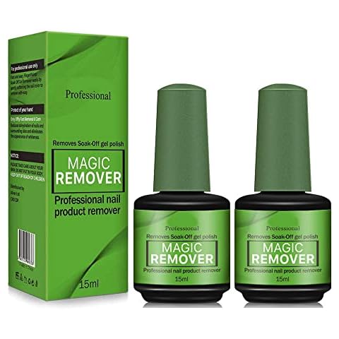 ONE1X Magic Remover Gel Polish, Gel Nail Remover for Nail, Quick and Efficient Without Damaging the Nail, Professional Manicure Salon DIY Nail Kit Gifts for Girls Women (Green2) Cover