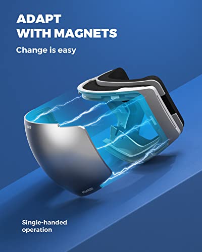 Omid Ski Goggles, V1 Polarized Anti-Fog Otg Snow Goggles, Magnetic Interchangeable Lens Frameless Snowboard Goggles With Uv Protection For Men Women Adult Youth #TOP4