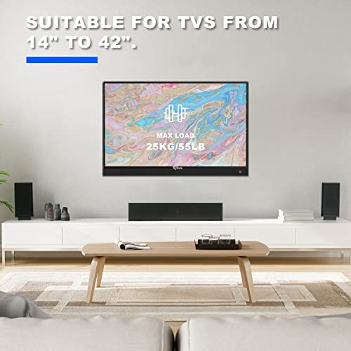 Sylvox RV TV Wall Mount, TV Brackets for Most of 14-42 inch Flat Curved TVs, Max VESA Compatible with 200x200mm - Image 2