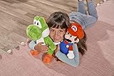 Simba Super Mario Yoshi Plüschfigur – Weiches Kuscheltier, detailgetreues Design aus der Videospielwelt, für Kinder und Fans, grün-weiß-orange, Größe 30 cm, ab 0 Jahren