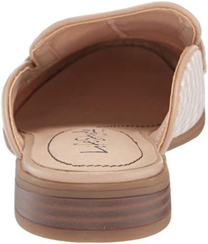 LifeStride Womens Margot Slide Mule Natural Gingham 6 W | Image 2