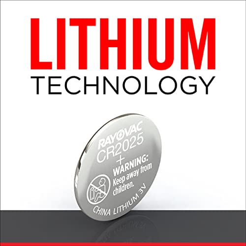 Pilas de Litio CR2025 Rayovac, 3V, Pack 2 Unidades miniatura 2
