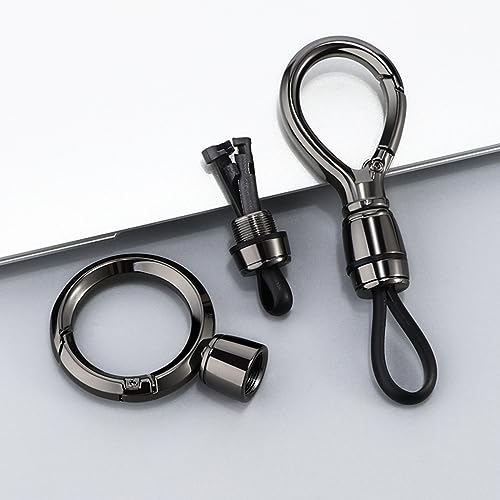 Image of Universal Keychain for Men and Women,Simplicity Key Ring Clip, Double layer buckle Car Key chain