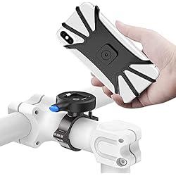 Soporte Movil Potencia Mtb Cozycase Soporte Movil Bicicleta para iPhone SE3 2022/12/11/11Pro MAX/XS/XR Soporte Universal de Metal para cicleta de Bici, con Agarre Resistente Compatible con teléfonos Inteligentes de 4.7´´a 6.5´´