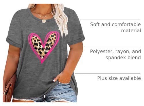 Image of CARCOS Plus Size Tops for Women Short Sleeve Raglan Striped Tee Color Block Crewneck /V Neck Tunic Loose Fit Summer XL-5XL