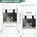 LedBack Walker Storage Bags Daisy Cat Pattern Removable Organizer Pouch Portable Walker Accessories Large Capacity Storage Bag with Small Inside Pockets