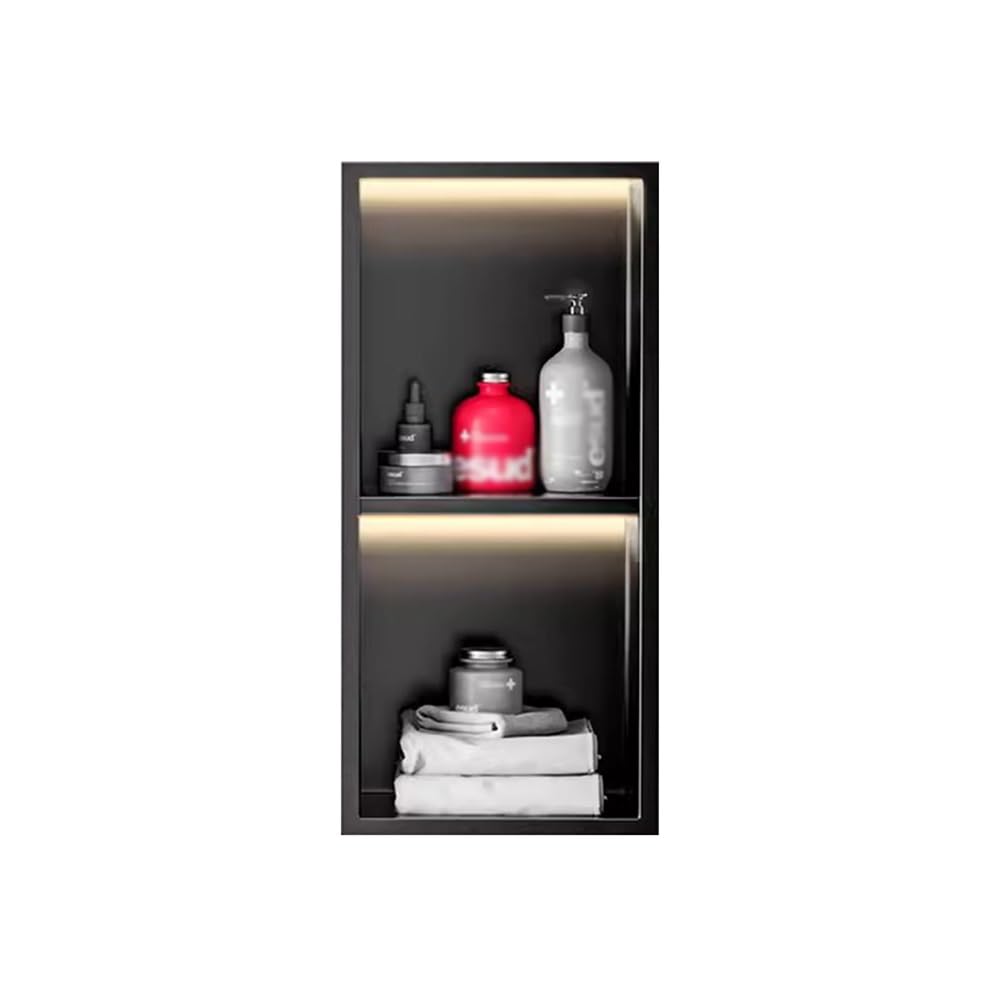 Niche murale encastrée LED pour illuminer votre douche italienne et sublimer le salon