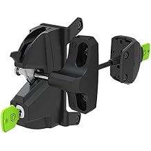 D&D Technologies LL3PWA LokkLatch Plus, Locking Privacy Gate Gravity Latch, Key Lockable on Both Sides of Gate, Fence Gate Hardware for Square Gate Frame and Post, Metal, Wood, Vinyl Fences, Black