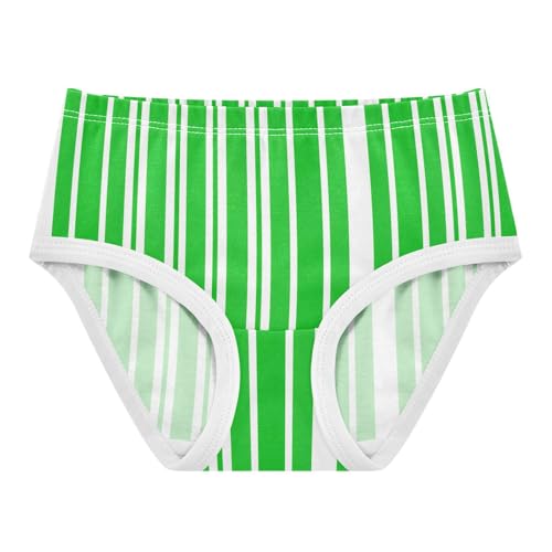 Green White Stripe Toddler Girls's Underwear 2T 2300869