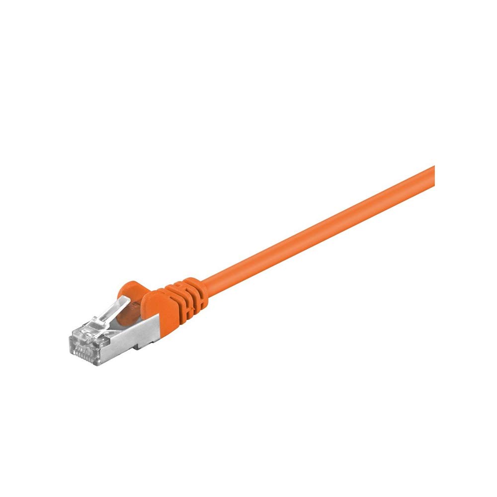 Goobay 93498 CAT 5e Cavo Patch di Rete F/UTP, Bianco, 5m