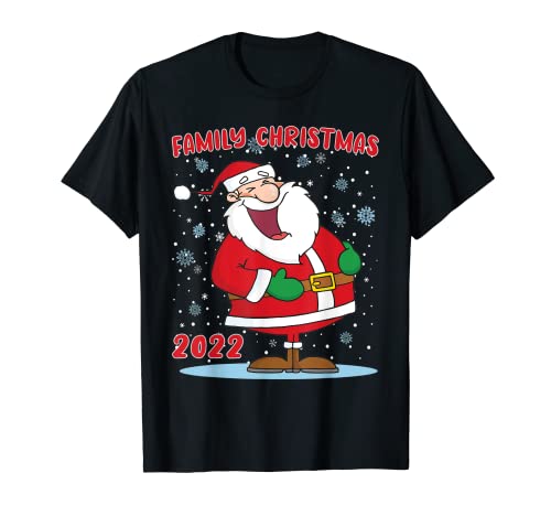 Emparejar Navidad familiar 2022 Santa Elf Squad 2022 Camiseta