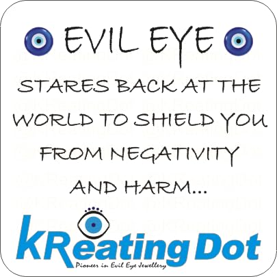 KReating Dot 50 Pieces Evil Eye 8Mm Round Blue Origional Protection Acrylic Beads from Kreating Dot|Bring Good Fortune,Health&Happiness|Beads for Craft,Key Chain&Jewellery Making|8 Mm-Size Assured 3