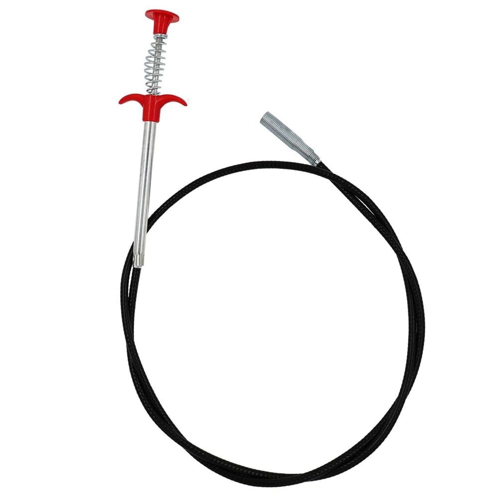 Tuidzljd LMETJMA 200 cm Drain Cleaner Pipe Dredging Tool Sink Bathtub Sewer Cleaning Brush